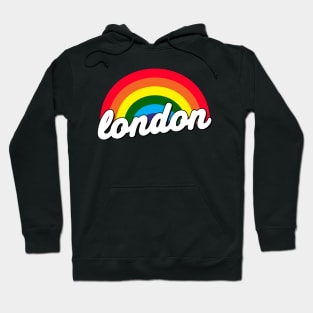 London LGBT Gay Pride Rainbow Flag Hoodie